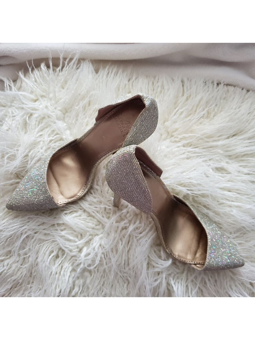 Badgley Mischka Vida Heel Silver